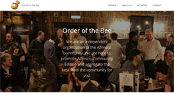 Desktop Screenshot of orderofthebee.org